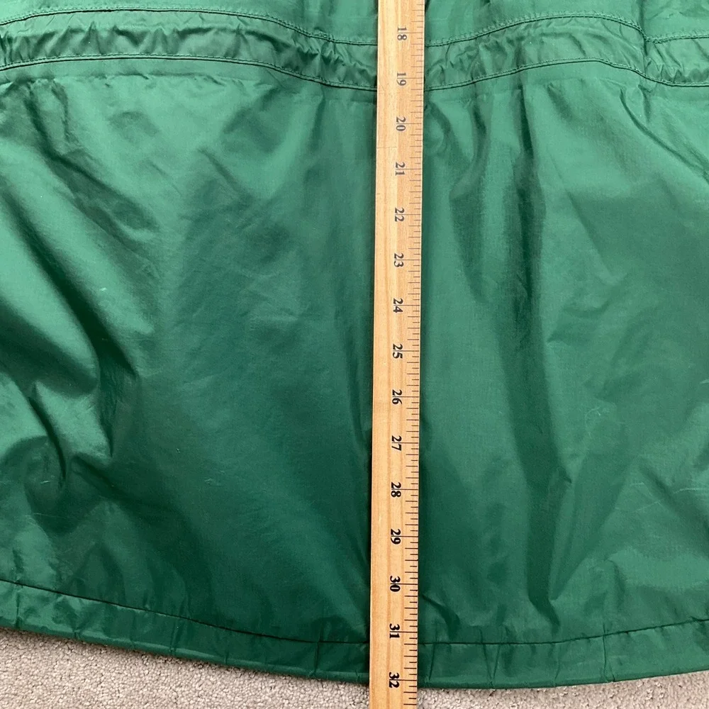 North Face Jacket Mens Large Green Black 88017 Gore Tex‎ Hood Outdoor Softshell